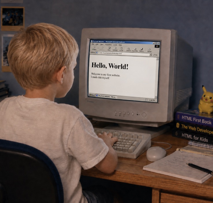 Jorge's first computer