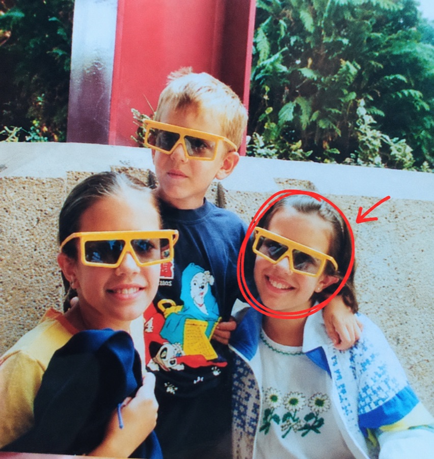 Jorge and his sisters as kids