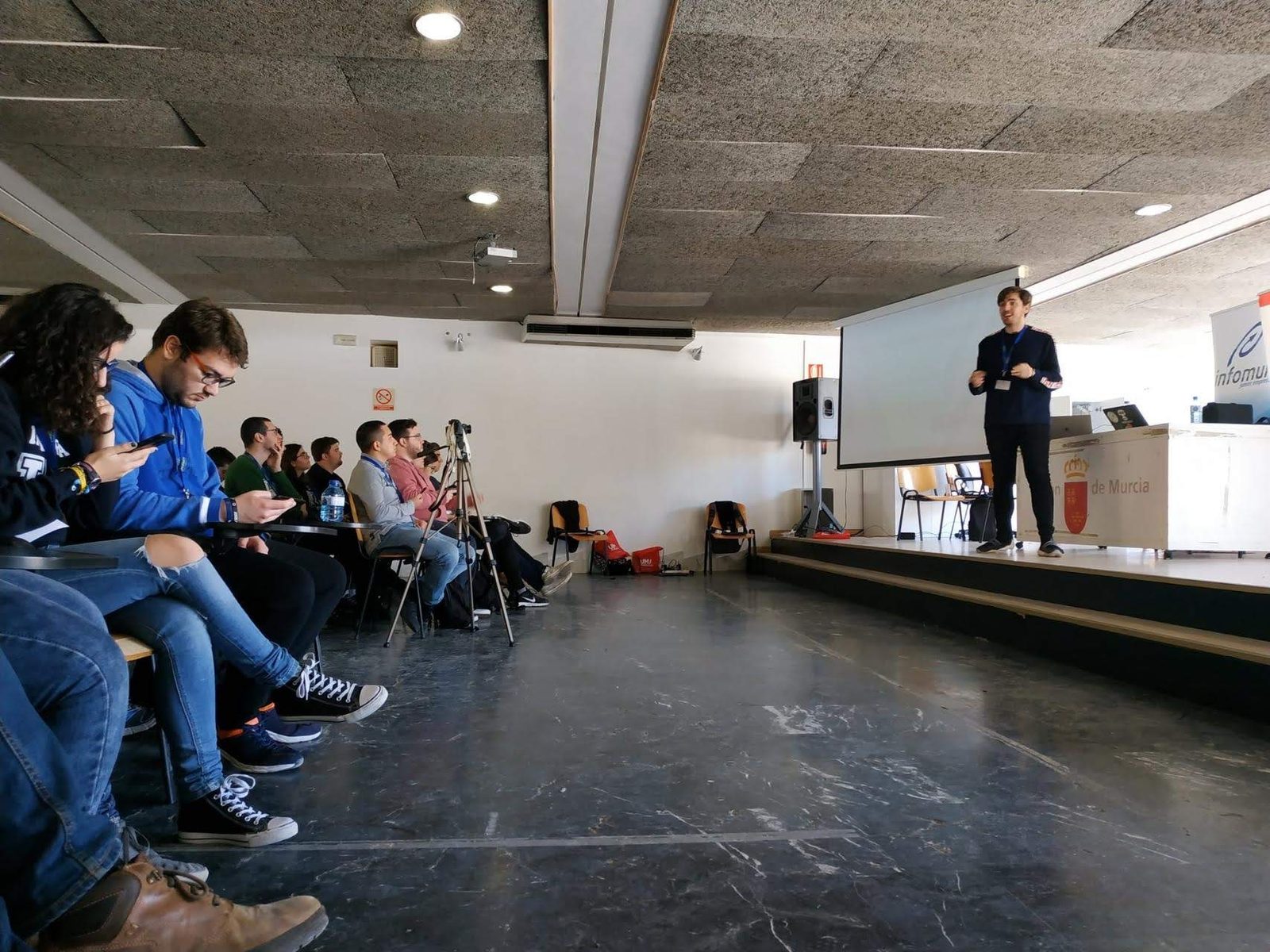 Speaking at a tech event in Murcia, Spain